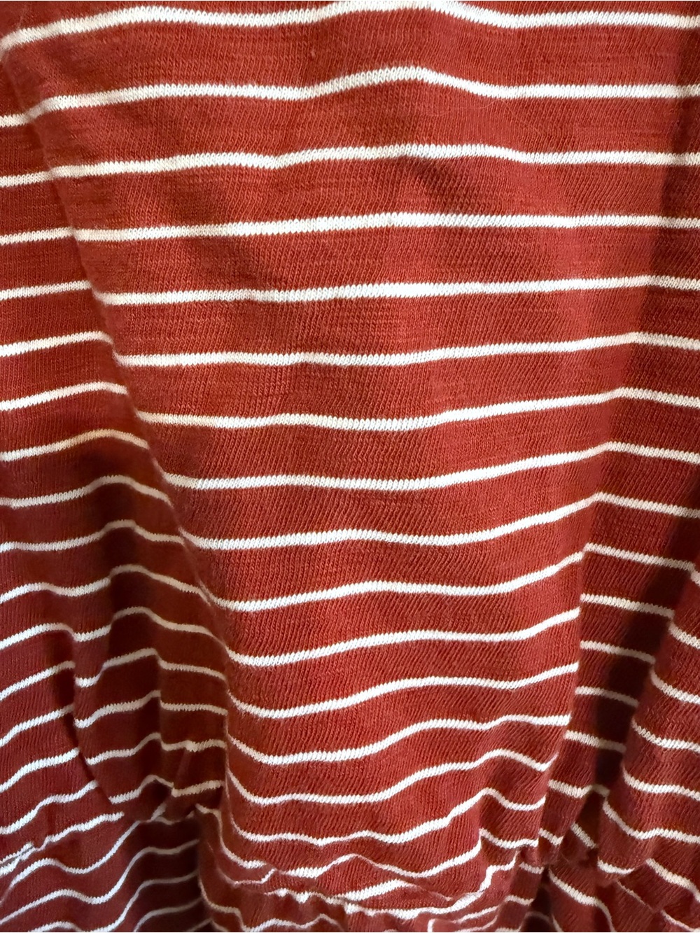 Old Navy Red and White Striped Spaghetti Strap Dress - Picture 2 of 4